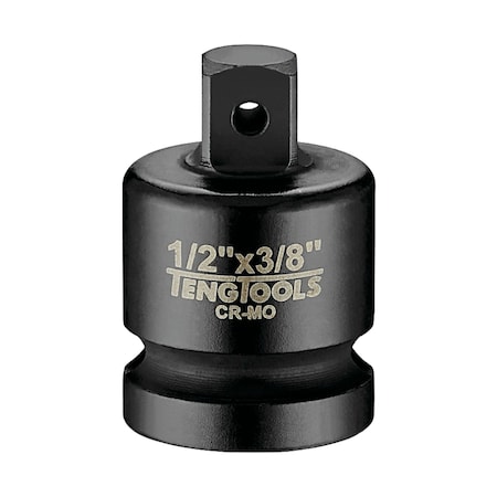 Teng Tools 1/2 Inch Female To 3/8 Inch Male DIN Chrome Molybdenum 1/2 Inch Drive Impact Adapter 920036N